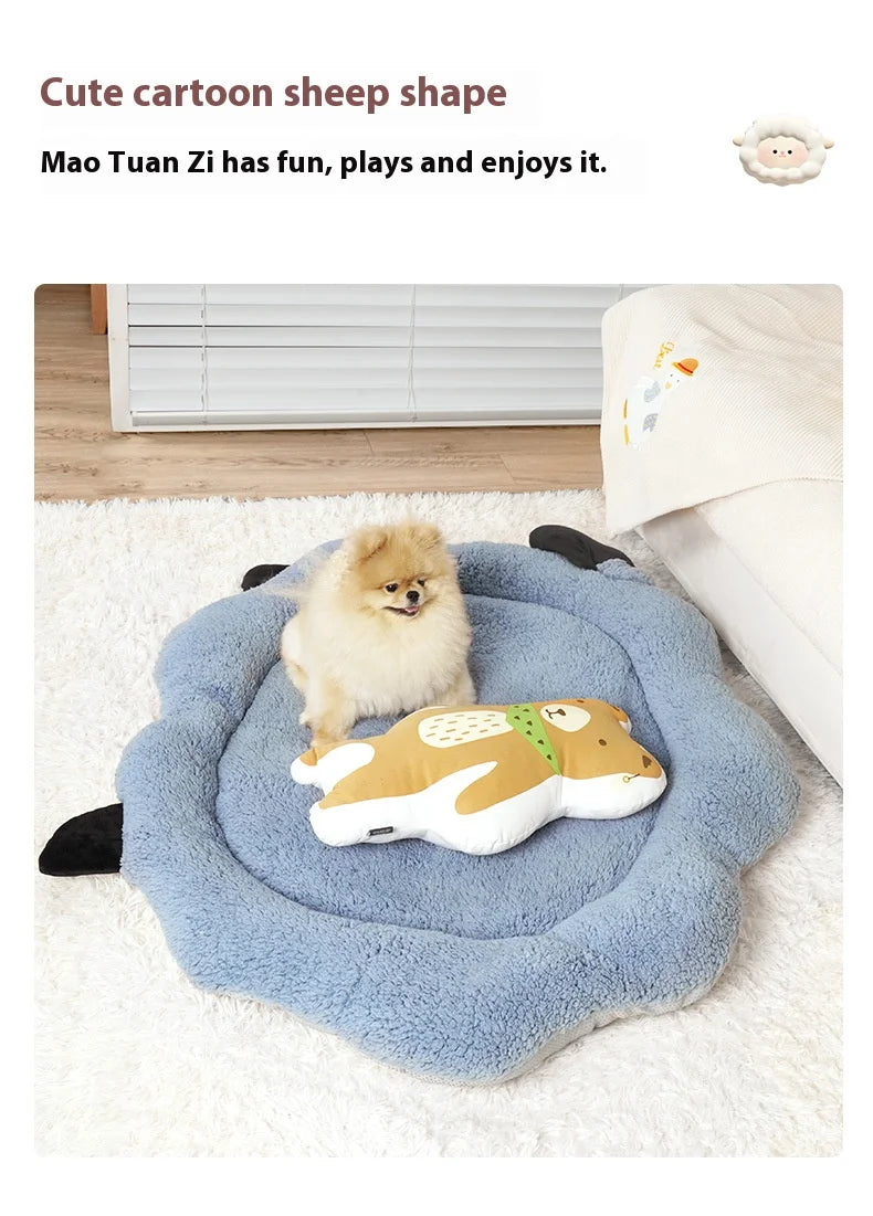 New Cute Cloud Sheep Mimi Mat, Cat and Dog Universal Cute Warm Winter Mat, Pet Mattress, Cat Winter Mattress, Pet Sofa