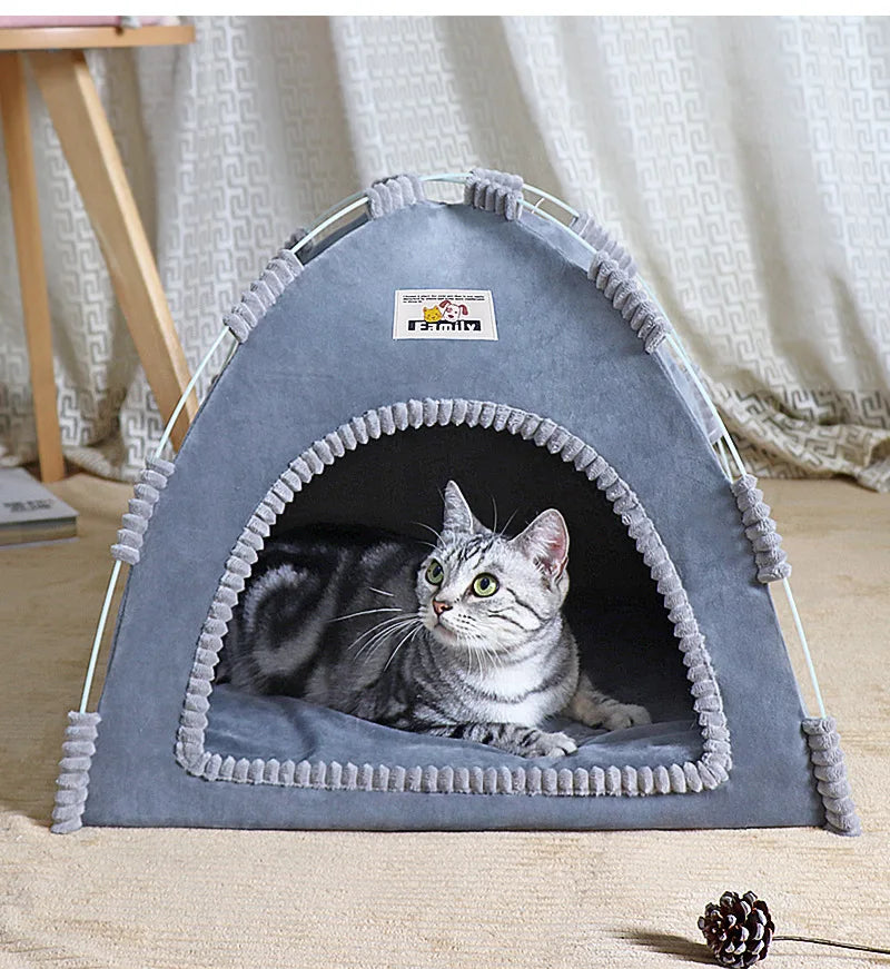 the DOG DOME - New Four Seasons Universal Pet Tent, Removable and Washable Cat and Dog Pet Nest, Summer Breathable Foldable Cat/Dog House