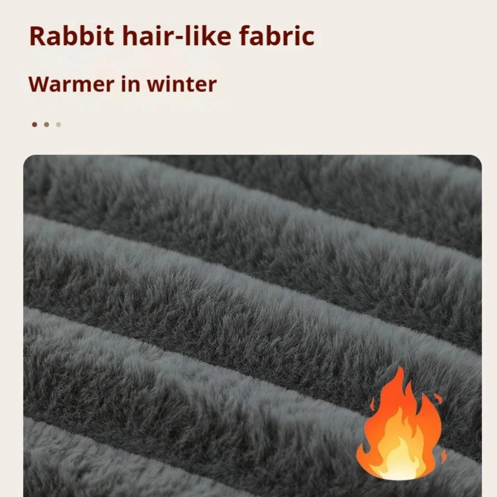 Pet Cat Dog Bed Square Plush Cat Mat Pet Cushion Winter Thickened Orthopedic Pet Mat Soft And Comfortable Cat Bed Pets Supplies