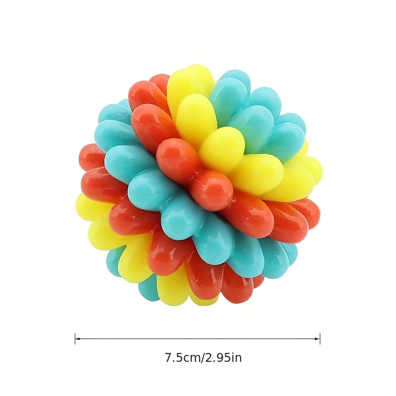 TPR Pet Dog Chew Toy Bite-Resistant Pet Ball Toy for Small Medium Dogs Durable Puppy Teeth Grinding Cleaning Toys Dog Accessorie