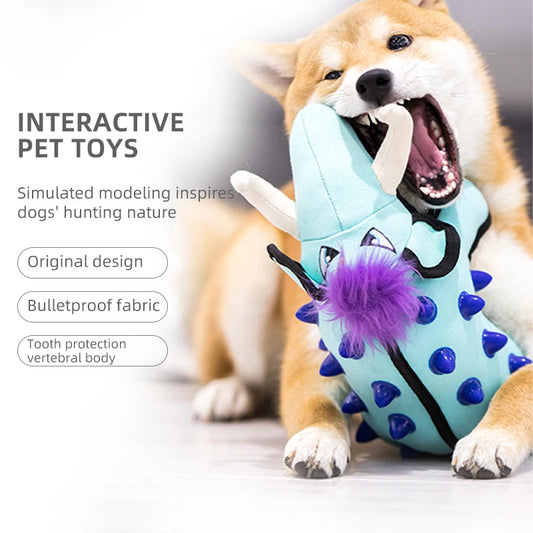 SavageTusk Chew™ Durable Squeaky Dog Toy | Dog Paw Clothing