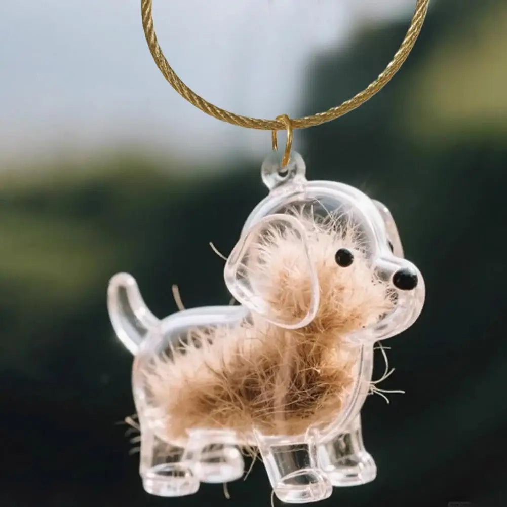 Keychain For Collecting Cat And Dog Hair, Fur Life Pendant For Dogs, DIY Pet Furs Collection Keychain, Pet Fur Keepsake