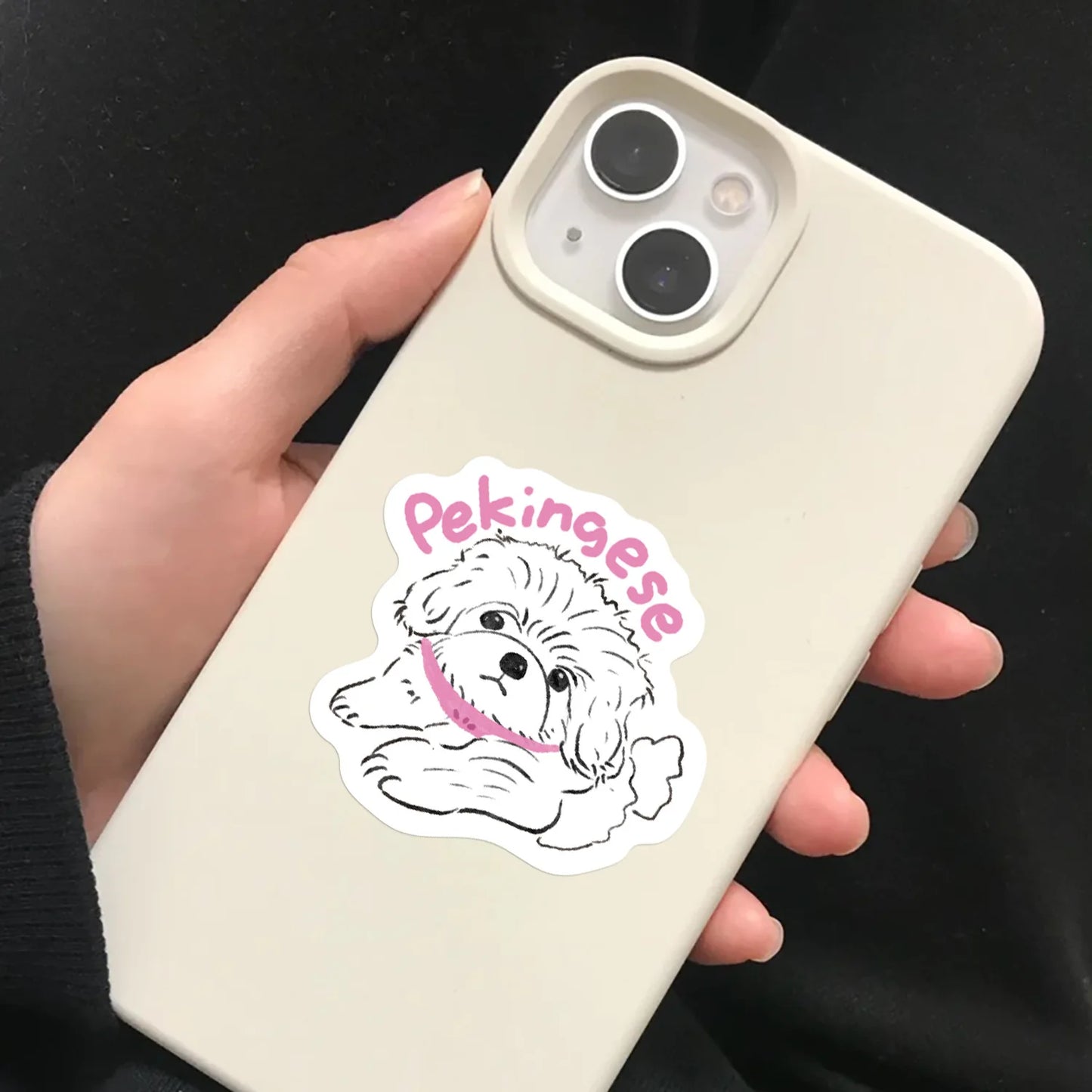 100/200/300PCS Cute Dog Series Graffiti Stickers Phone Laptop Computer Pad Decal Cup Stationery Luggage Waterproof Small Sticker