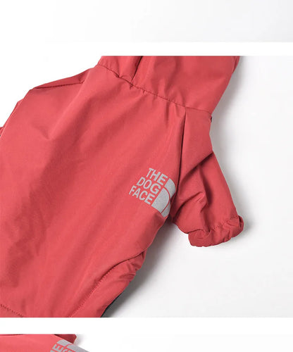 the REFLECTIVE ROVER JACKET - Reflective Pet Clothes, Autumn/Winter Pet Dog Waterproof Warm Coat, Cotton Hooded Jacket, The Dog Face Small Dog Clothes