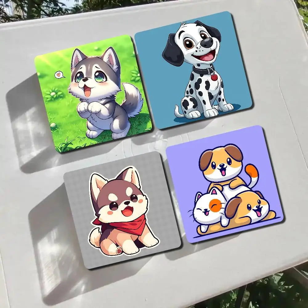 Dog Cartoon Personalized Fridge Magnets Magnetic Refrigerator Memorial Gifts For Kitchen Office Locker Travel Home Deco