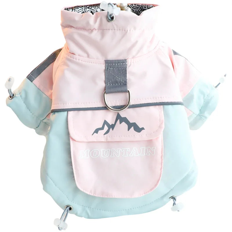 the ICESHIELD 3-PROOF OUTDOOR DOG JACKET - 2025 Thick Waterproof Dog Winter Coat, 3-Proof Warm Outdoor Jacket for Small Dogs, Cold-Resistant Pet Clothing