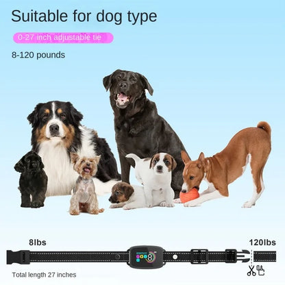 the BARK STOPPER - Intelligent Dog Collar Anti Barking Automatic Stop Device Dog Training Electric Anti Disturbance Stop Barking Waterproof