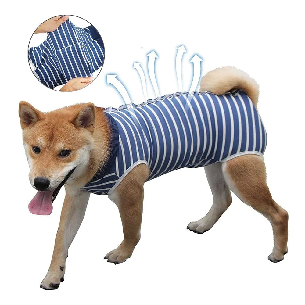 Dog Surgical Recovery Suit Abdominal Wound Wrap Belly Protector After Surgery Puppy Surgical Clothes Home Indoor Pets Clothing