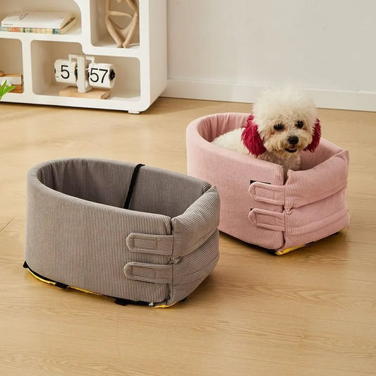 Dog Car Seat Bed Car Central Dog Car Seat Bed Portable Dog Carrier for Small Dogs Cats Safety Travel Bag Dog Accessories