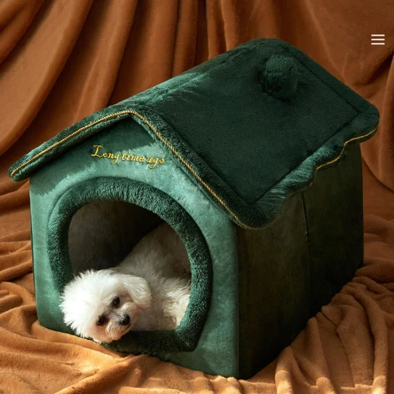 Dog Kennels Four Seasons Universal Small Dog Houses Removable and Washable Warm Dog House Cat Kennel Pet Supplies House for Dogs