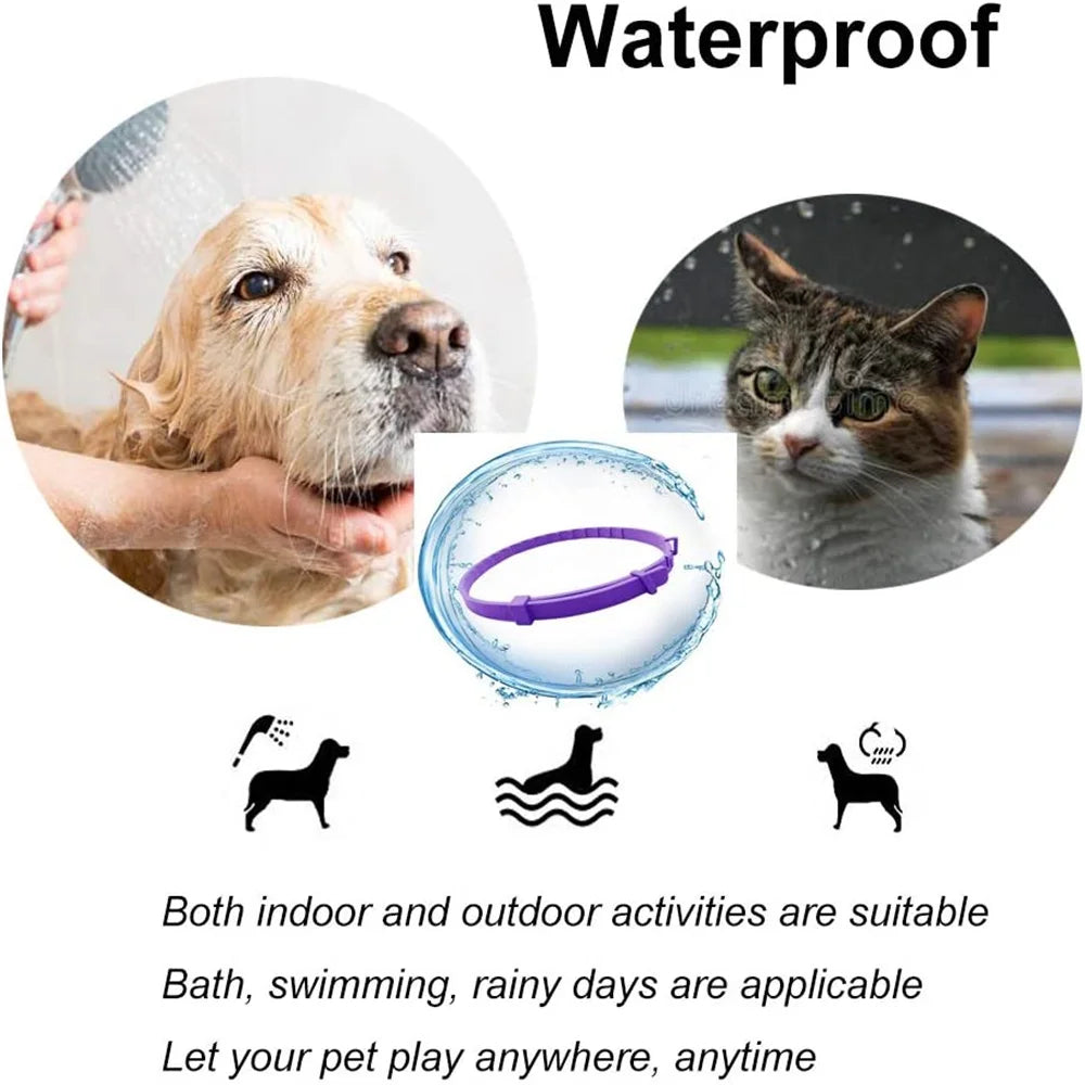the TRANQUILTAIL CALMING COLLAR - Pet Calming Collar for Cats/Dogs, Adjustable Anxiety Pheromone Reducing Pet Collar, Lasting Natural Calm Relax Soothing Collars