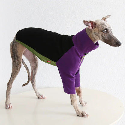 8colors Italian Greyhound Hound Two-Legged Clothes Fashionable Multicolor Soft Comfortable Elastic Fashion Patchwork Dog Clothes