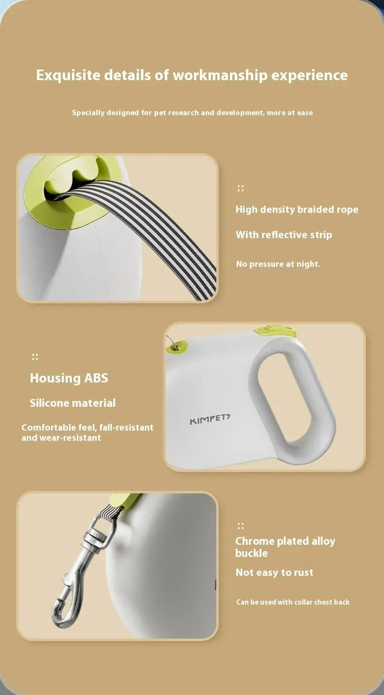 the ELITEWALK DOG LEASH - Big Dog Leash, Large Dog Harness, Straps for Dogs, Controllable Safety Explosion-Proof Dog Rope Strip, Dog Traction, Walking Outdoor