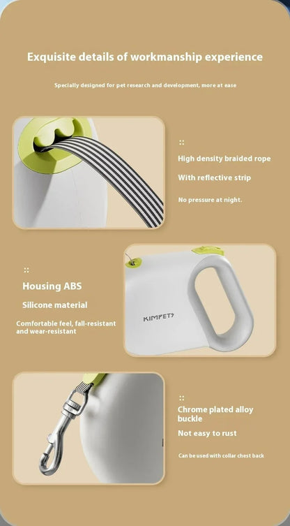 the ELITEWALK DOG LEASH - Big Dog Leash, Large Dog Harness, Straps for Dogs, Controllable Safety Explosion-Proof Dog Rope Strip, Dog Traction, Walking Outdoor