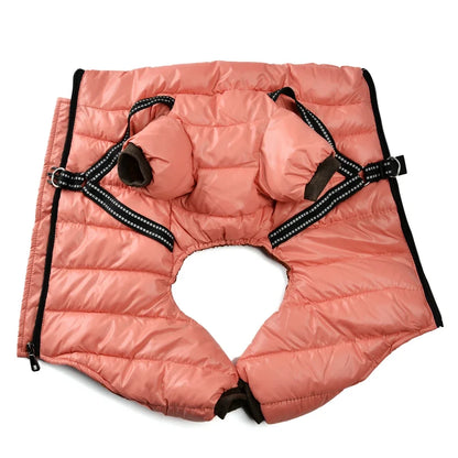 Winter Pet Jumpsuit Soft Warm Puppy Jacket Coat For Small Dogs Cats Zipper Solid Apparel Chihuahua French Bulldog Sphynx Costume