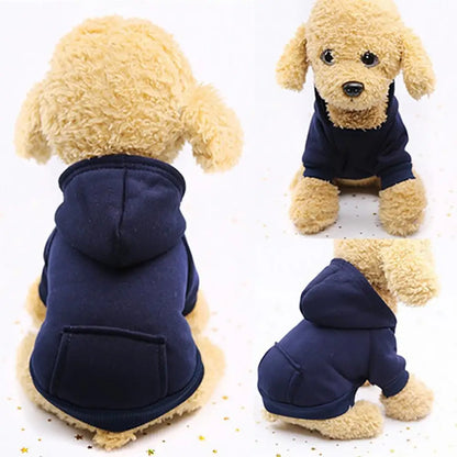 Winter Dog Hoodies Sweatshirt Jacket for Small and Medium Dog Pet Coat Puppy Clothes Chihuahuas Bulldog Costume Puppy Pet Autumn
