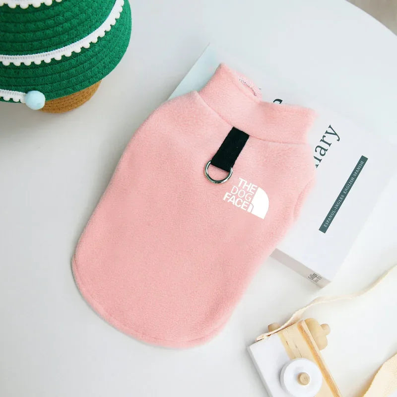 Pet Dog Clothes,Polar Fleece Warm Dog Vest,Fashion Comfortable and Breathable Dog Cothes,Clothes for Small and Medium-sized Dogs