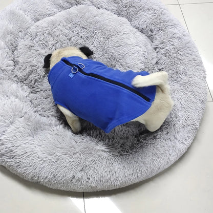 Dog Fleece Clothes Winter Warm Soft Puppy Vest Pet Coats for Small Medium Dogs Outfit French Bulldog Jacket Chihuahua Costumes