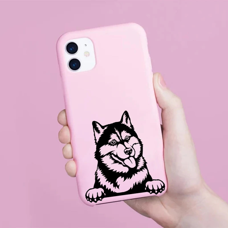 Cars Accessorie Decals Funny Dog With Name Car Decal Dogs Pet Animals Laptop Vinyl Sticker For Apple MacBook Pro/Air Decoration