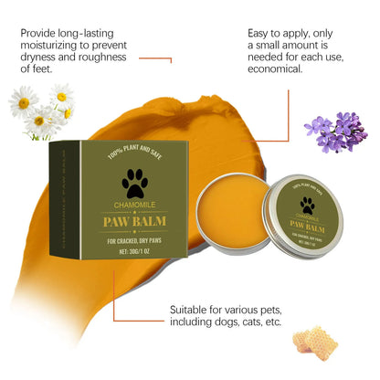 the PAW BALM - Natural Dog Paw Balm, Dog Protections for Hot Pavement, Dog Wax for Dry Paws & Nose, Moisturizer for Cracked Paws