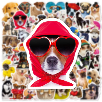 10/25/50pcs Lovely Realistic Dog Stickers Meme Decals for DIY Waterproof Phone Laptop Guitar Suitcase Car Skateboard Suitcase