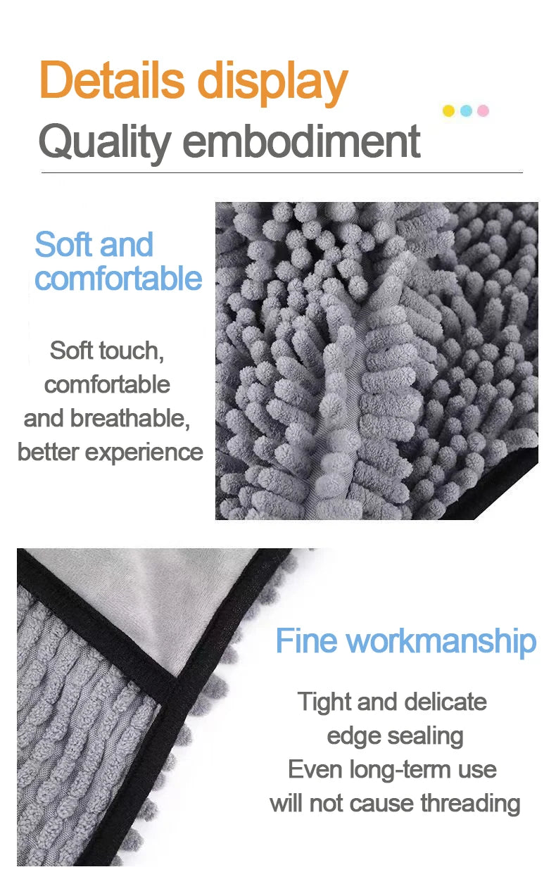 the PAWPOLISH BATH GLOVE - NEW Body Scrubber, Cat/Dog Bath Towel, Glove-Style Bathing Towel, New Dog Drying Towel, Quick-Dry Pet Supplies