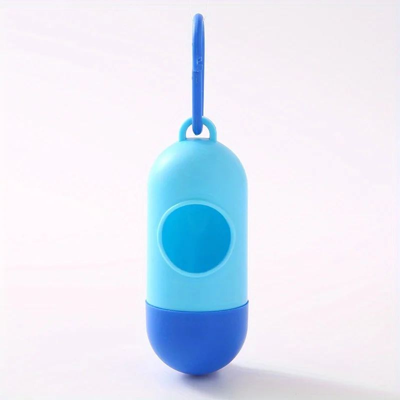 the CAPSULE CLEAN BAG HOLDER - Pill Shaped Poop Bags Dispenser, Garbage Holder Dispenser, Pet Supplies For Dogs, Collars And Leashes
