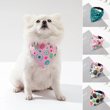the DOGGY BANDANA - Adjustable Dog Bandanas, Large Pet Scarf, Pet Cotton Plaid Washable Bow Ties, Collar Cat/Dog Scarf, Large Dog Accessories, Kerchief