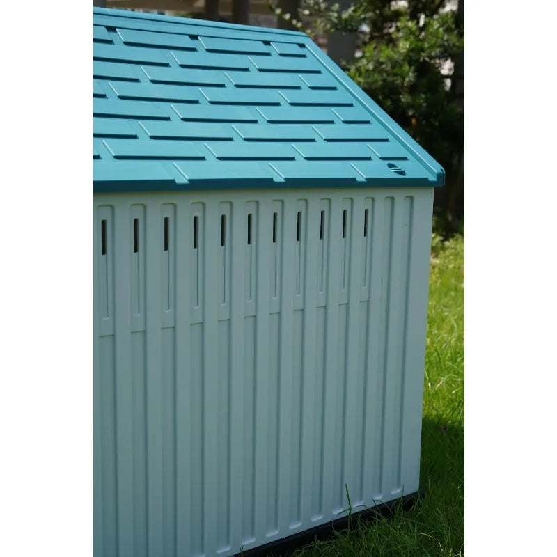 the SNOOPY DOGHOUSE - Luxury Big Plastic Doghouse, Outdoor Large Doghouse, Pet Dog Home