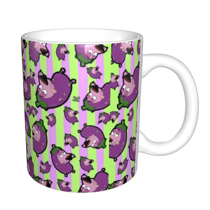 Personalized C-Courage The Cowardly Dog Coffee Mug DIY Ceramic Milk Tea Mug Cup