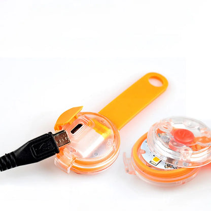the LUMIPAWS RECHARGEABLE SAFETY LIGHT - LED Pet Tracking Luminous Pendant, Bright Light Dogs, Collars Dog Wear, Loss, Weatherproof LED Safety Light, USB Rechargeable Safety