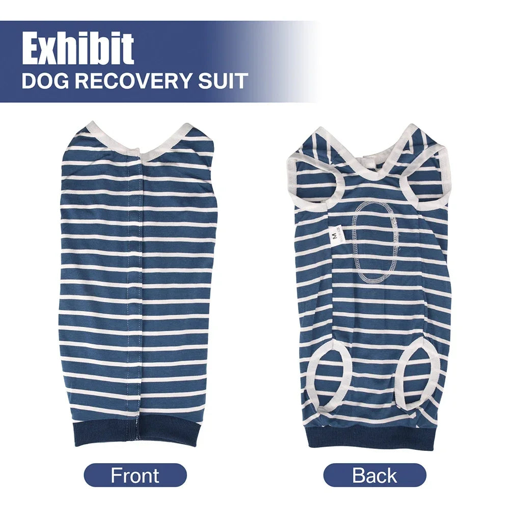 Recovery Suit for Dogs and Cats After Surgery Surgical Shirt for Female Male Pets Cone E-Collar Alternative Vest Prevent Licking