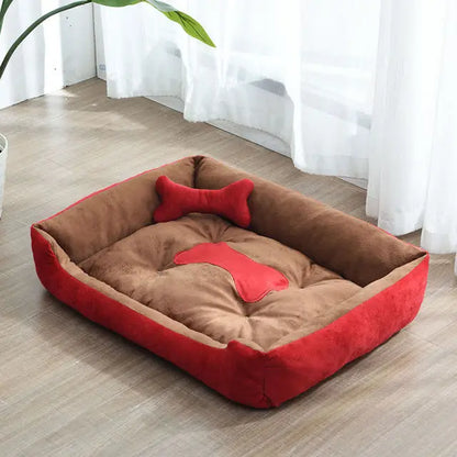 Super Soft Sofa Dog Beds Waterproof Bottom Kennel Fleece Warm Bed Mat For Large Dogs Rectangle Winter Pet Cat House Dog mattress