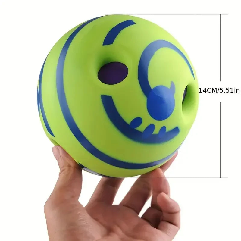 Wobble Wag Giggle Glow Ball Interactive Dog Toy Fun Giggle Sounds When Rolled or Shaken Pets Know Best As Seen On TV