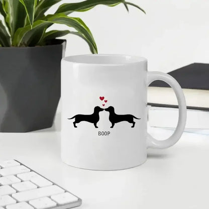 Funny Dachshund Party Mug Ceramic Life Is Short So Are My Legs Mug for Friends and Family Cup Birthdays Parties and Holidays