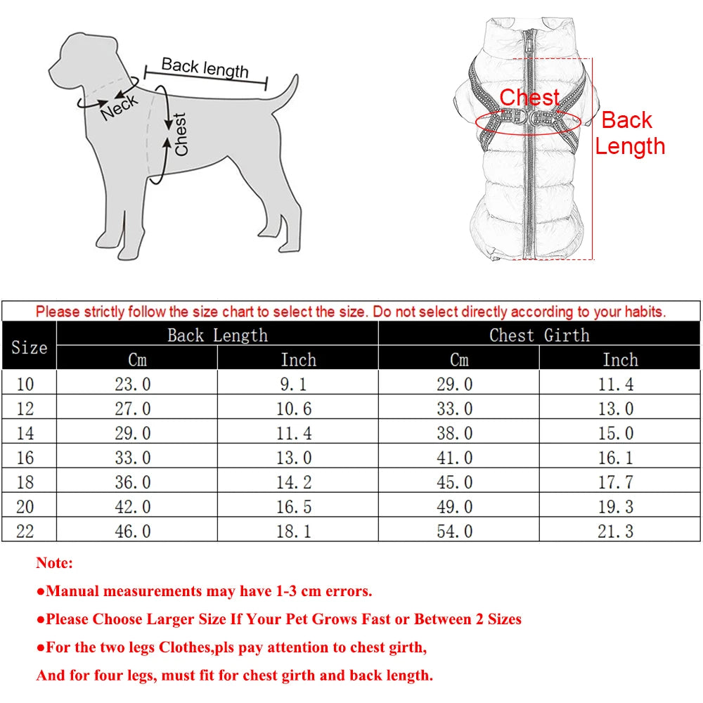 Winter Pet Jumpsuit Soft Warm Puppy Jacket Coat For Small Dogs Cats Zipper Solid Apparel Chihuahua French Bulldog Sphynx Costume