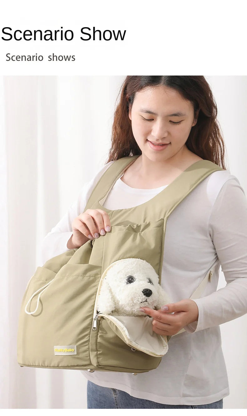 Pet Chest Bag Portable Dual-purpose Chest Dog Backpack  Cat Large Capacity Carrier  Dog Bag Carrier