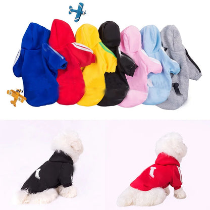 Classic Design Pet Sports Clothing Spring Puppy Sweatshirts Dog Clothes for Small Dogs Chihuahua Terrier Beagle Pet Apparel
