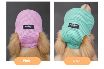 the SUNPAWS BREATHABLE HAT - New Summer Pet Dog Hat, Breathable Sun Protection, Ears Exposed Design, Golden Retriever, Dog Cap, Summer Shade Pet Accessories