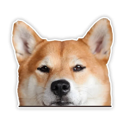 Cute Shiba Inu Dog Car Decals Bumper Window Stickers Wear resistant Easy to apply Car Accessories Waterproof Vinyl Material