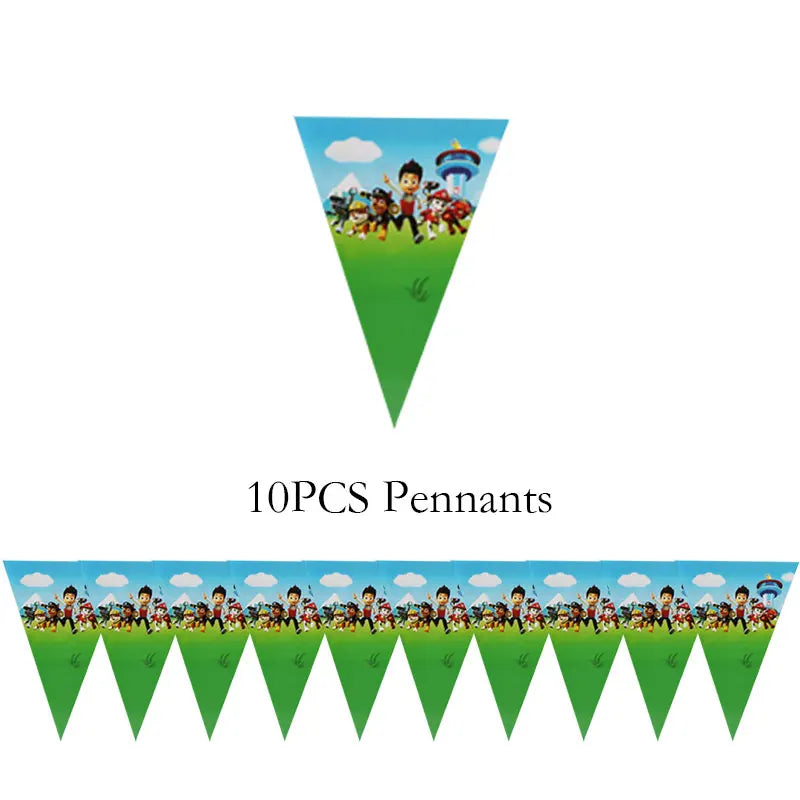 Paw Patrol Birthday Decoration Skye Birthday Decorations Set Balloons Backdrop Plates Cups Paw Patrol Birthday Party Favors Gift