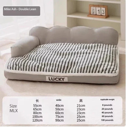 Pet Autumn And Winter Dog House Warm Removable And Washable Dog Bed Dog Sofa Winter Mat Sleeping Pad