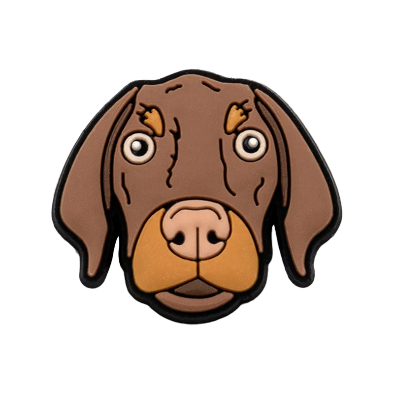 1pcs PVC Dog  Dachshund Corgi Paw Shoe Charms Shoe Decorations Accessories Pins for Women Men Kids Gift,Bulldog Clog Buckles