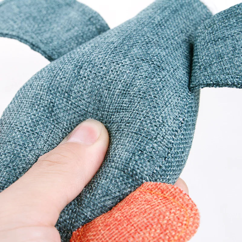 30cm Pet Mallard Duck Dog Toy for Big Chewers Dog Squeaky Wild Goose Puzzle Training Toys Cute Soft Dog Chew Toy with Squeaker