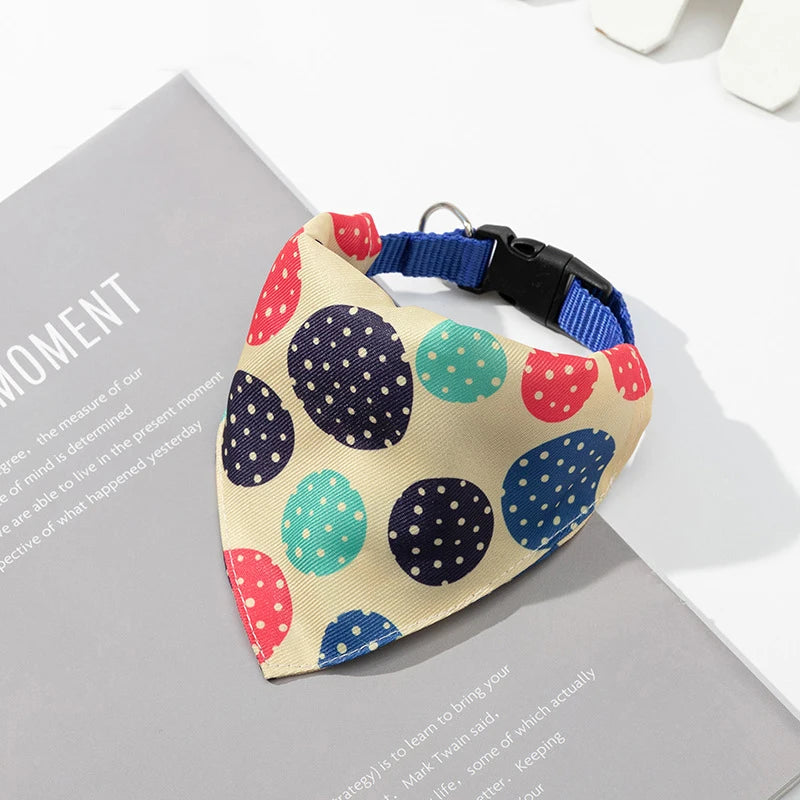 the DOGGY BANDANA - Adjustable Dog Bandanas, Large Pet Scarf, Pet Cotton Plaid Washable Bow Ties, Collar Cat/Dog Scarf, Large Dog Accessories, Kerchief