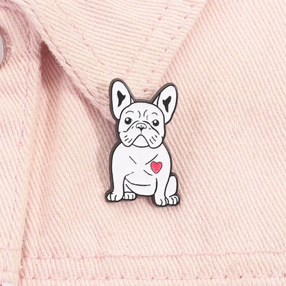 Cartoon Dog Enamel Pins Pet Brooch Cartoon Lapel Metal Alloy Animal  Badge on Backpack Jewelry Decoration Gift Custom Wholesale