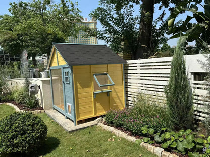 Outdoor chalet preservative wood garden house kindergarten toy simple tool room mobile flower room outdoor dog house