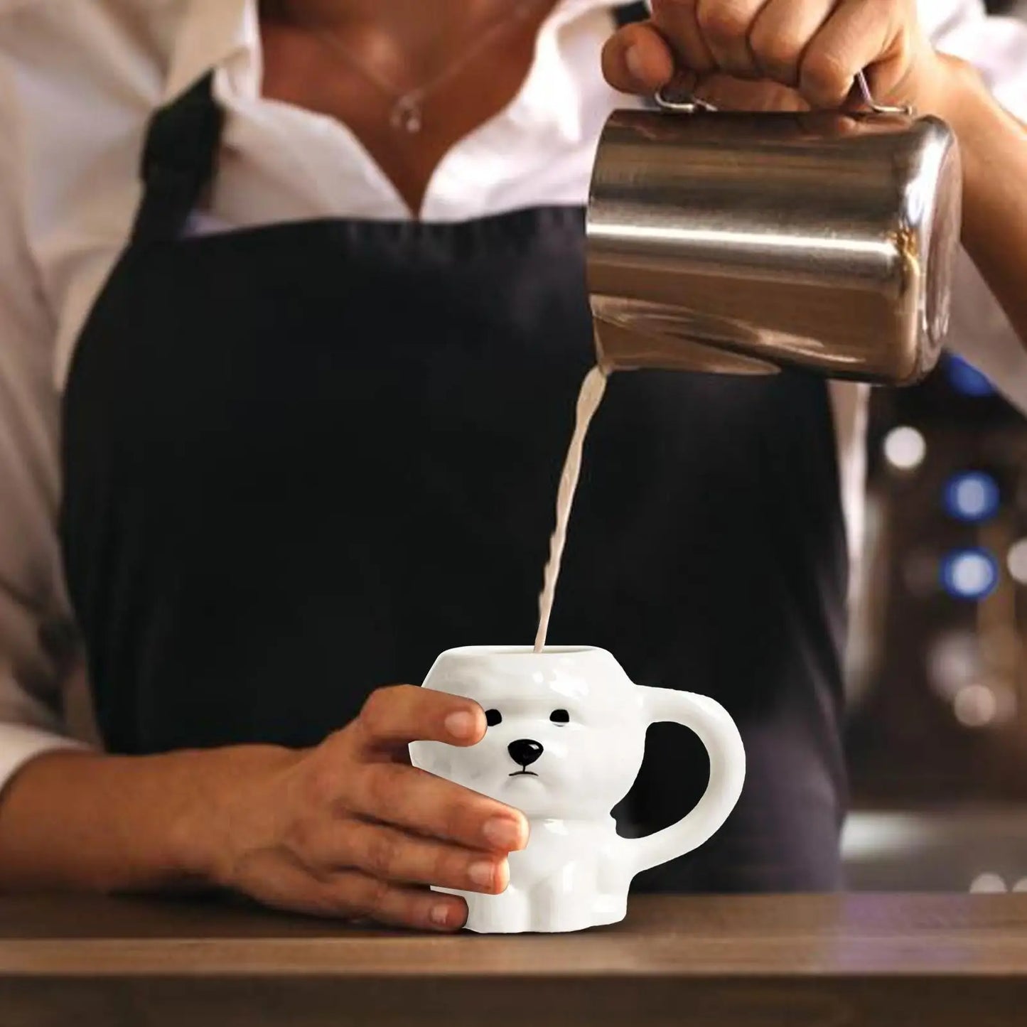 Dog Coffee Cup Funny Dog Mug 340ml Novelty Cup 3D Puppy Ceramic For Mom Lovers Day Mothers Fathers Men Women Fathers Day