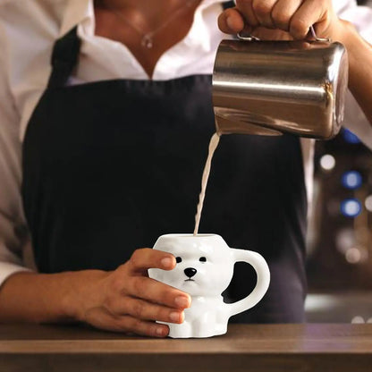 Dog Coffee Cup Funny Dog Mug 340ml Novelty Cup 3D Puppy Ceramic For Mom Lovers Day Mothers Fathers Men Women Fathers Day