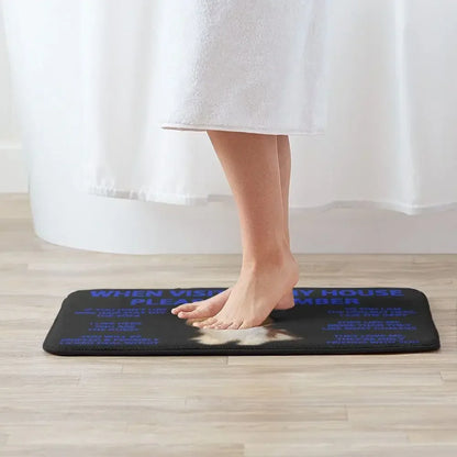 Beagle Dog Doormat Non-Slip Kitchen Bath Mat Living Room Door Floor Entrance Carpet Rug